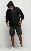 Bosse Green Print Heavy Blend Zip Hoodie