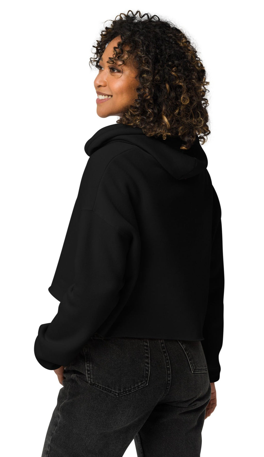 Bosse Thank You Enjoy Crop Hoodie