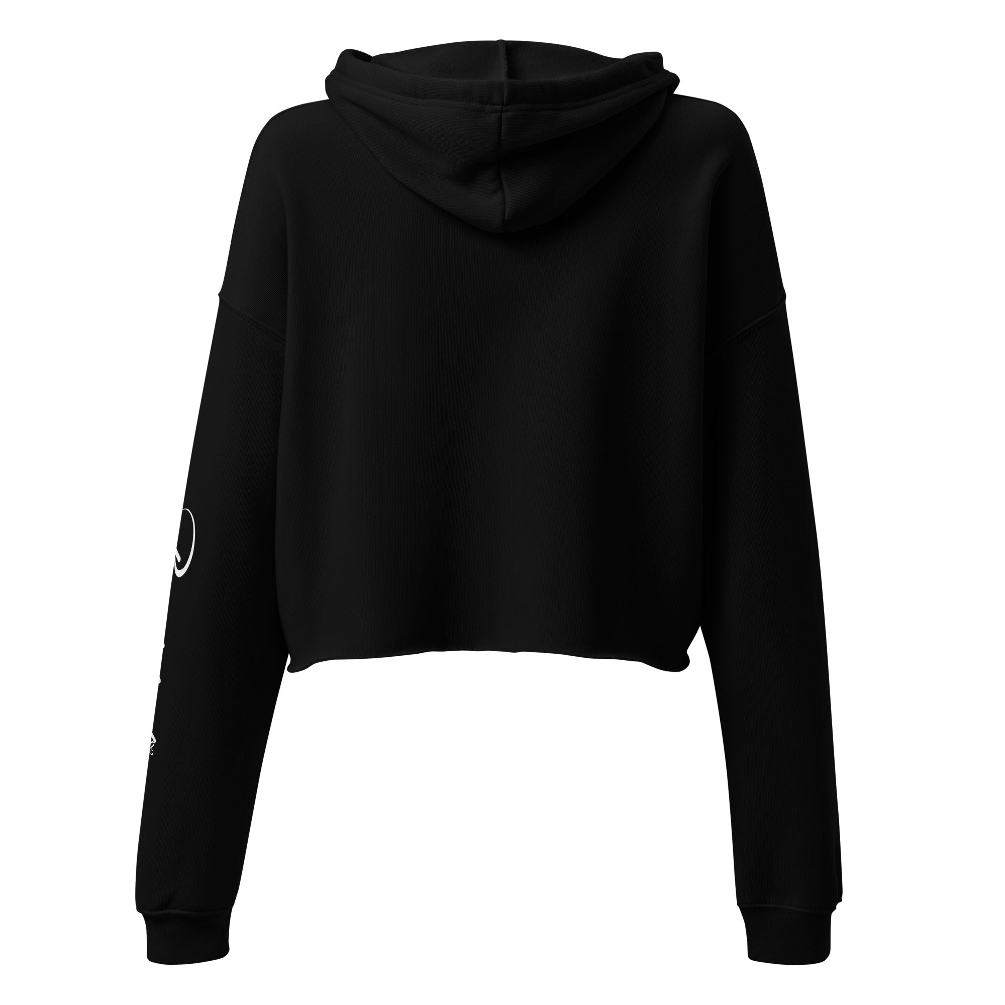 Bosse Black Be Intentional Crop Hoodie