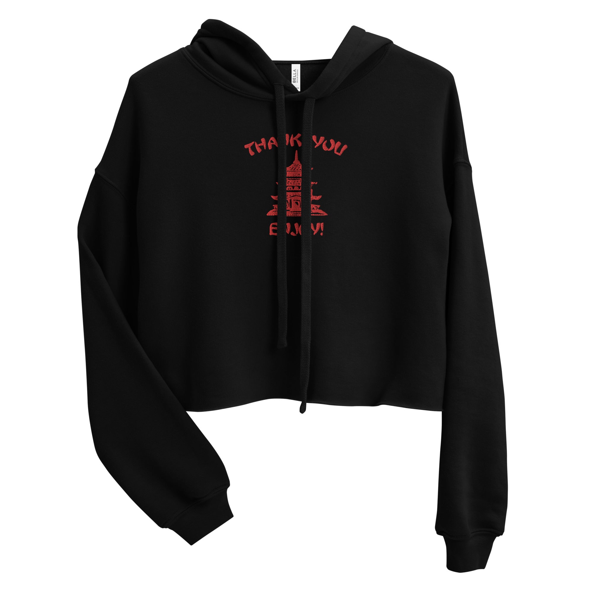 Bosse Thank You Enjoy Crop Hoodie