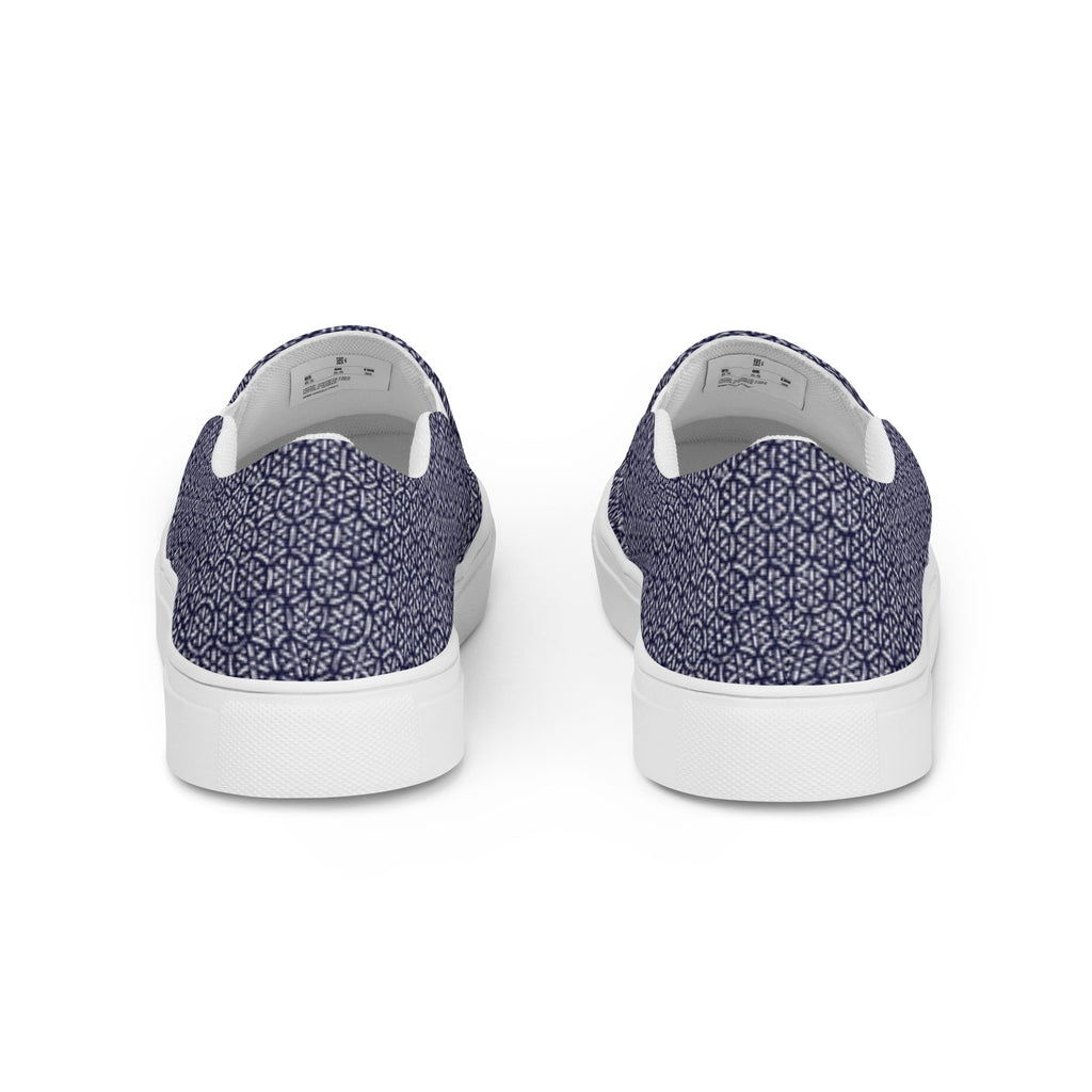 Bosse Blue Luxe Women’s Slip-on Canvas Shoes
