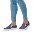 Bosse Blue Luxe Women’s Slip-on Canvas Shoes