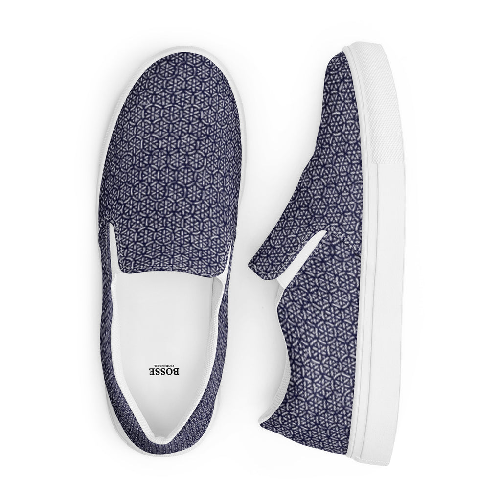 Bosse Blue Luxe Women’s Slip-on Canvas Shoes