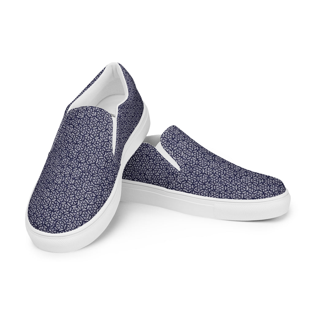 Bosse Blue Luxe Women’s Slip-on Canvas Shoes