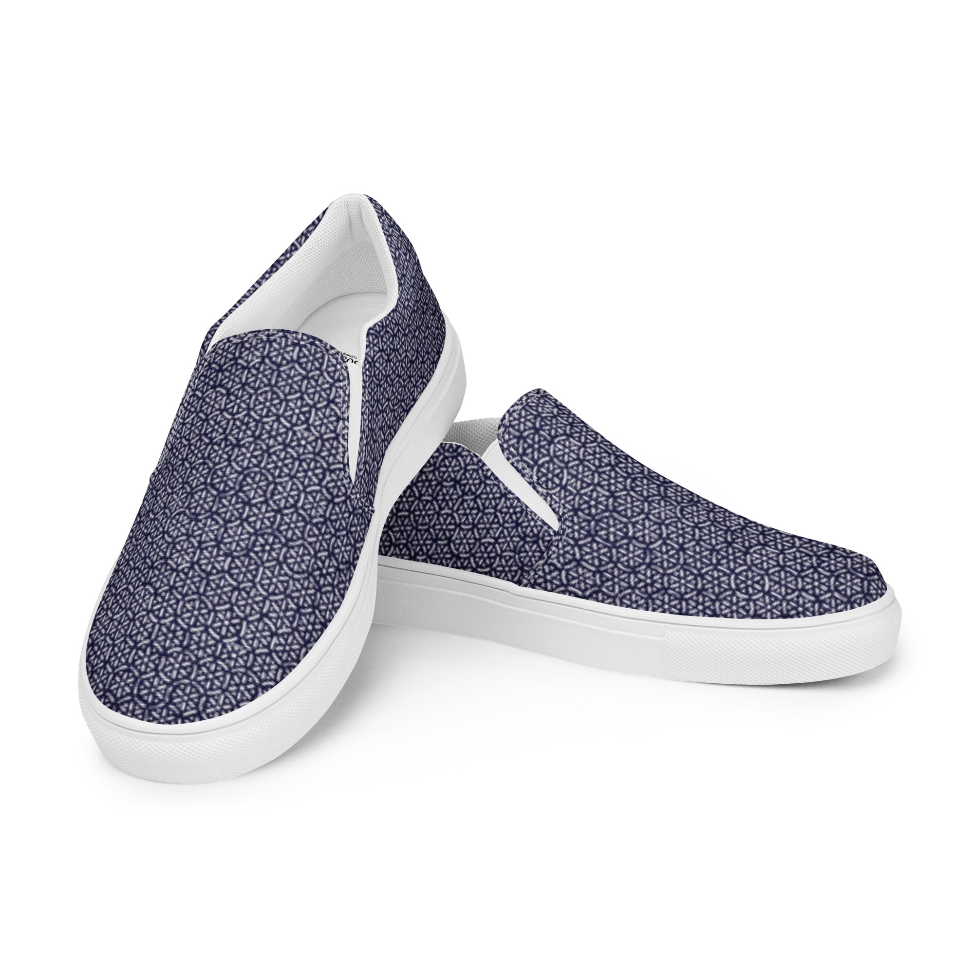 Bosse Blue Luxe Women’s Slip-on Canvas Shoes