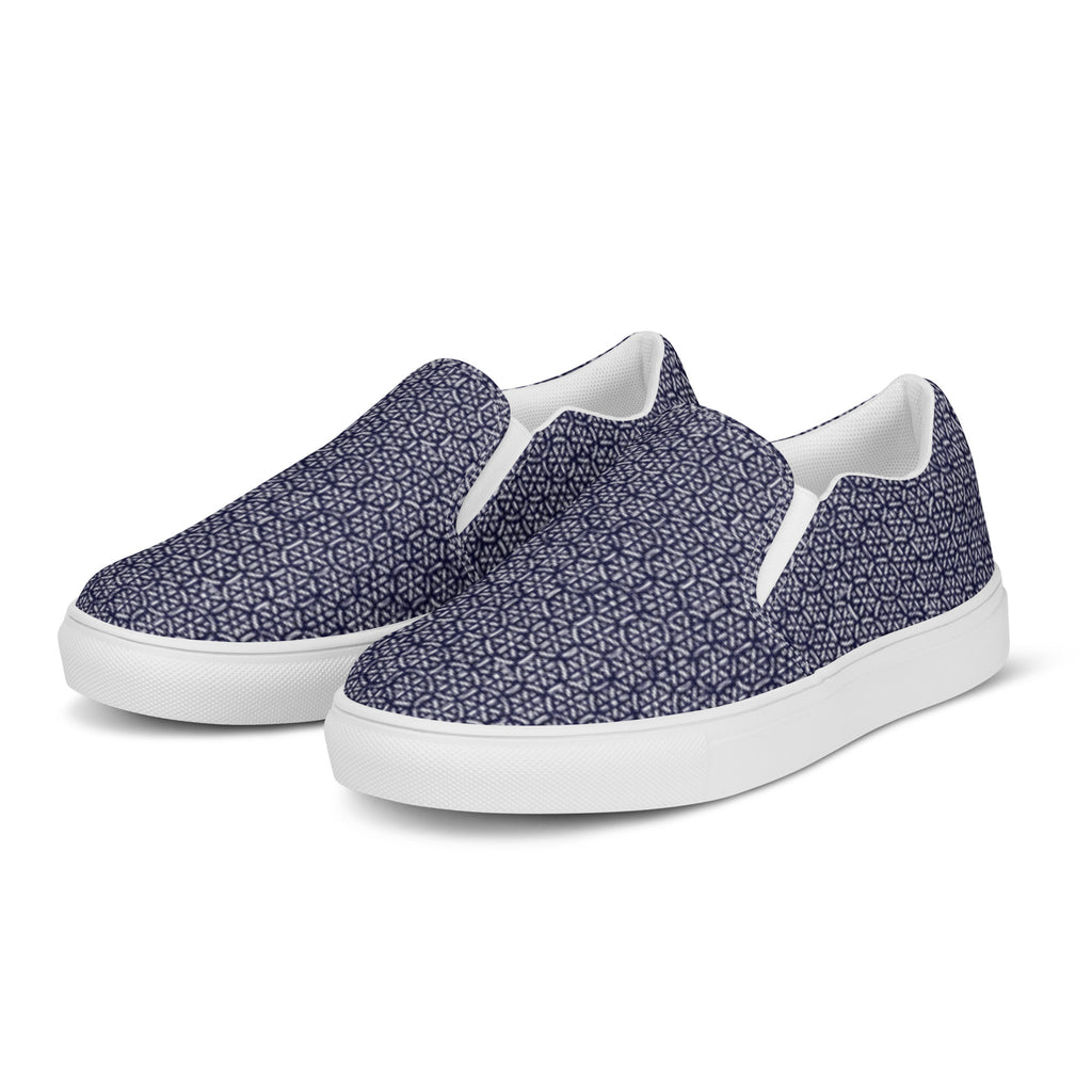 Bosse Blue Luxe Women’s Slip-on Canvas Shoes