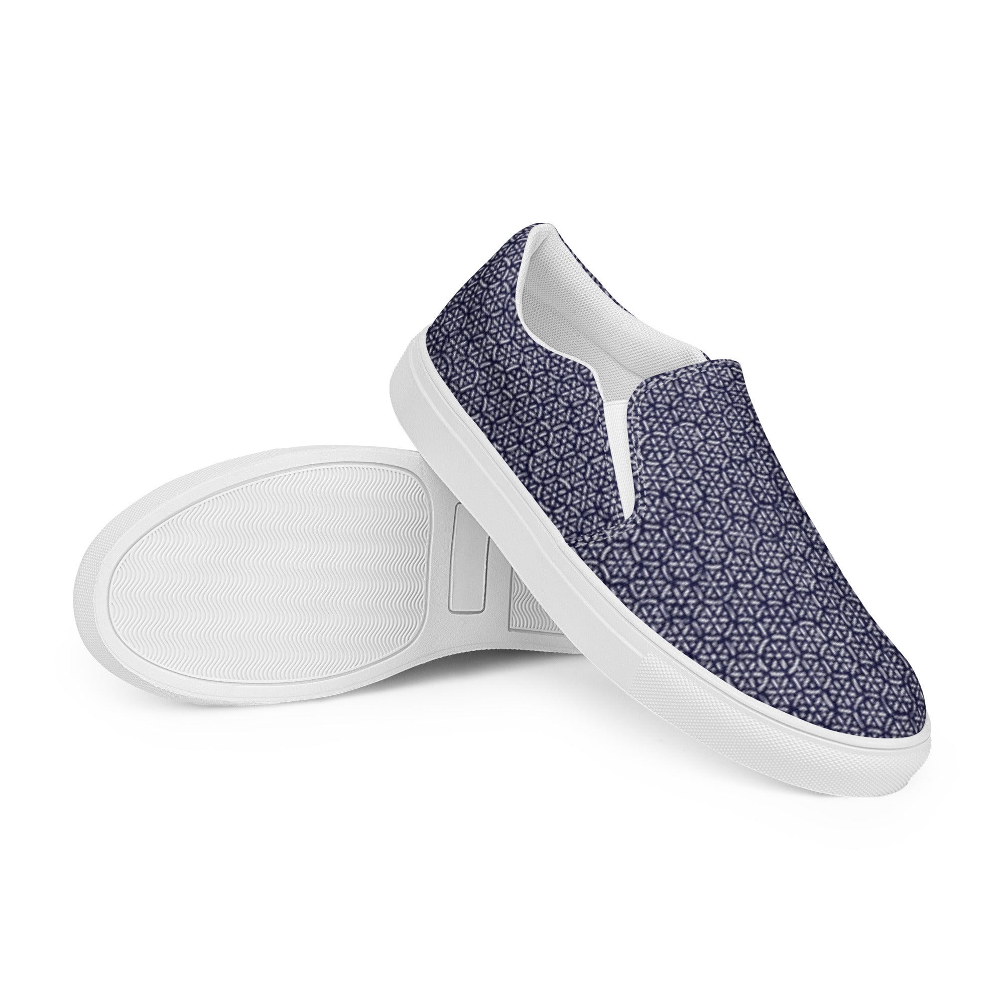 Bosse Blue Luxe Women’s Slip-on Canvas Shoes