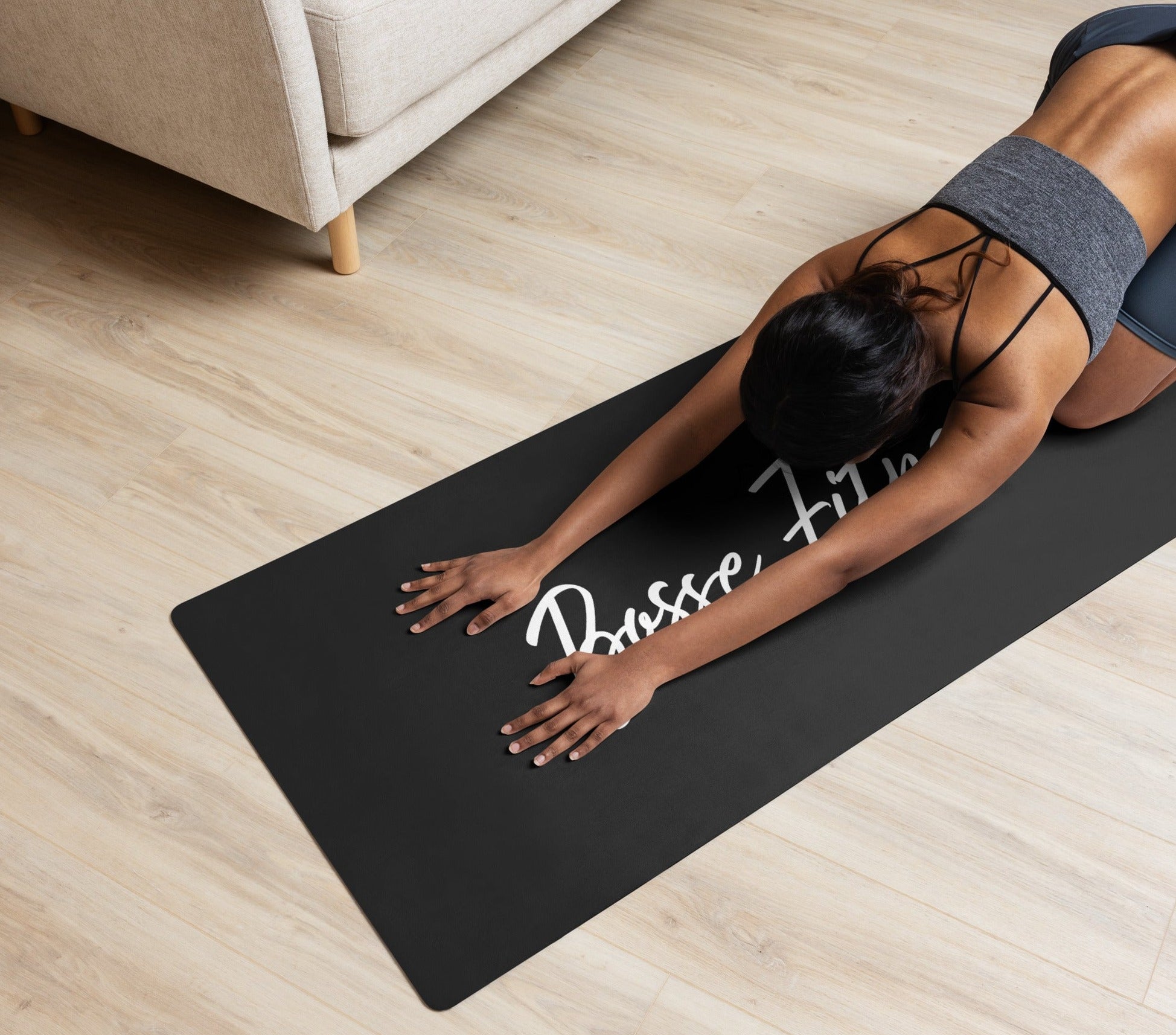 Bosse Fitness Black Yoga Mat