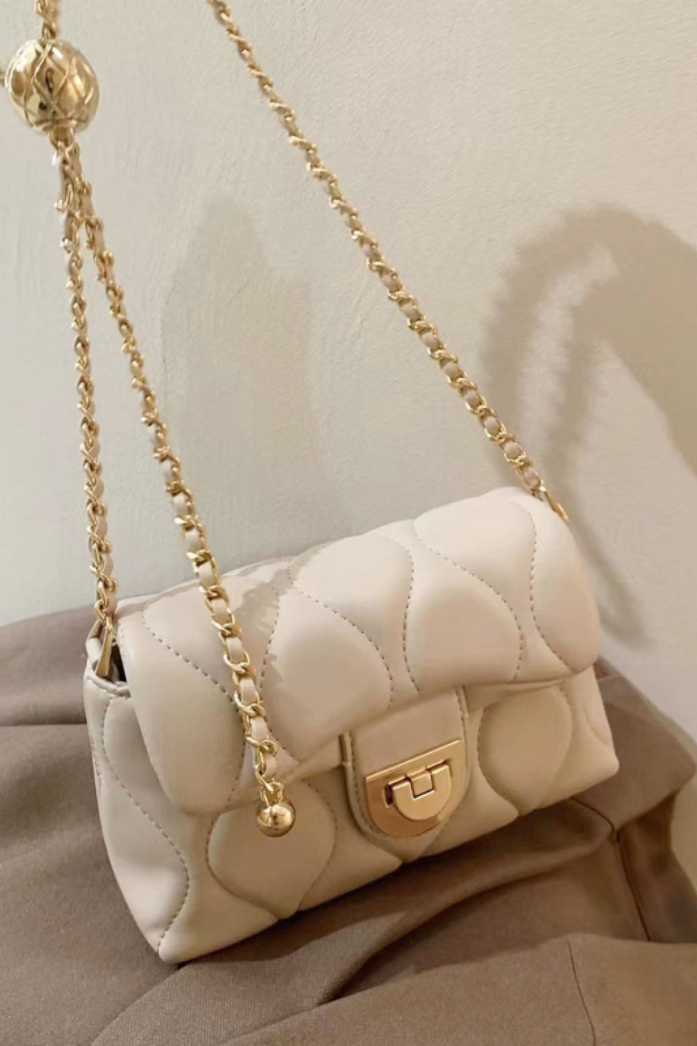 Salene PU Leather Adjustable Chain Crossbody Bag