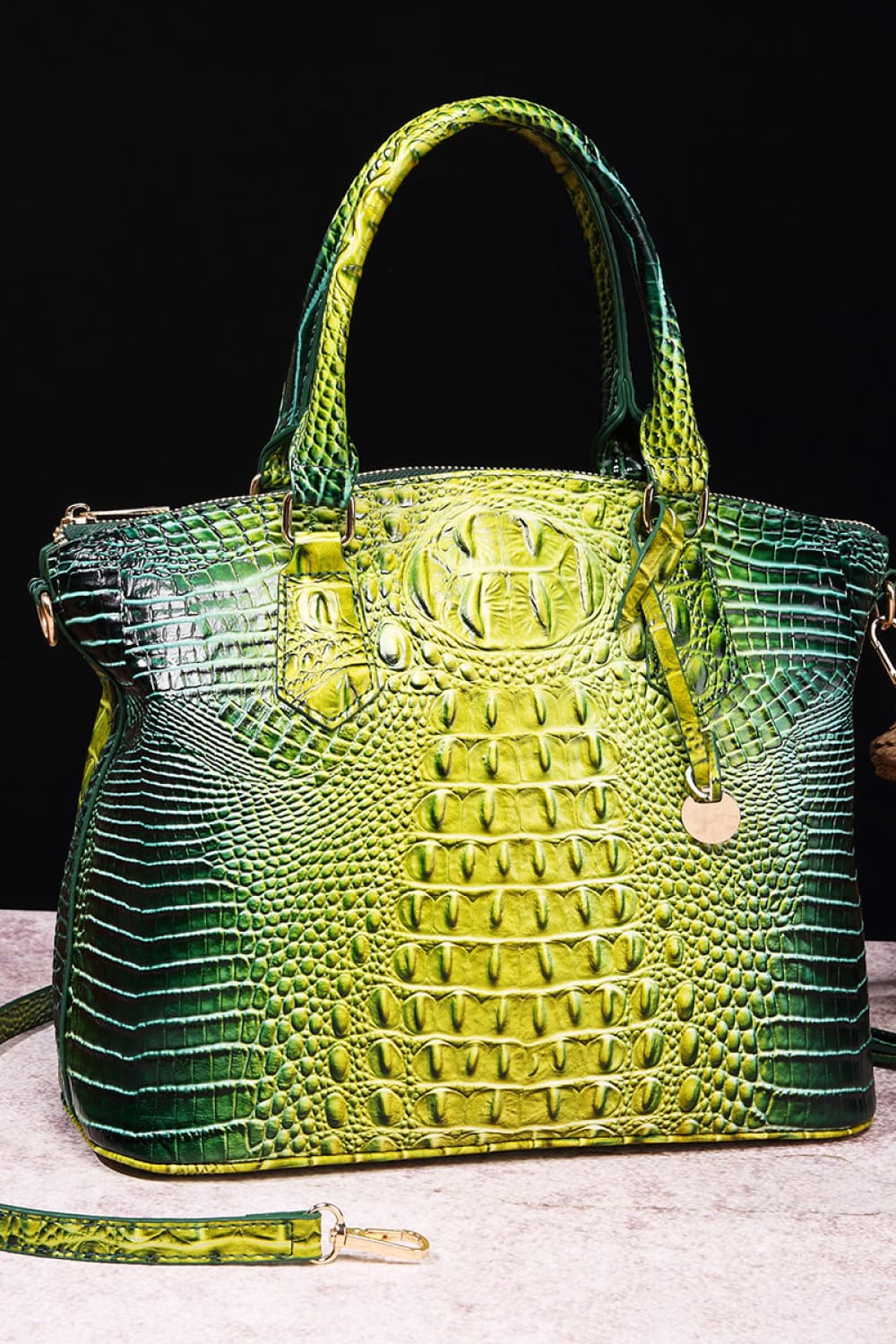 Gracie Gradient PU Leather Handbag