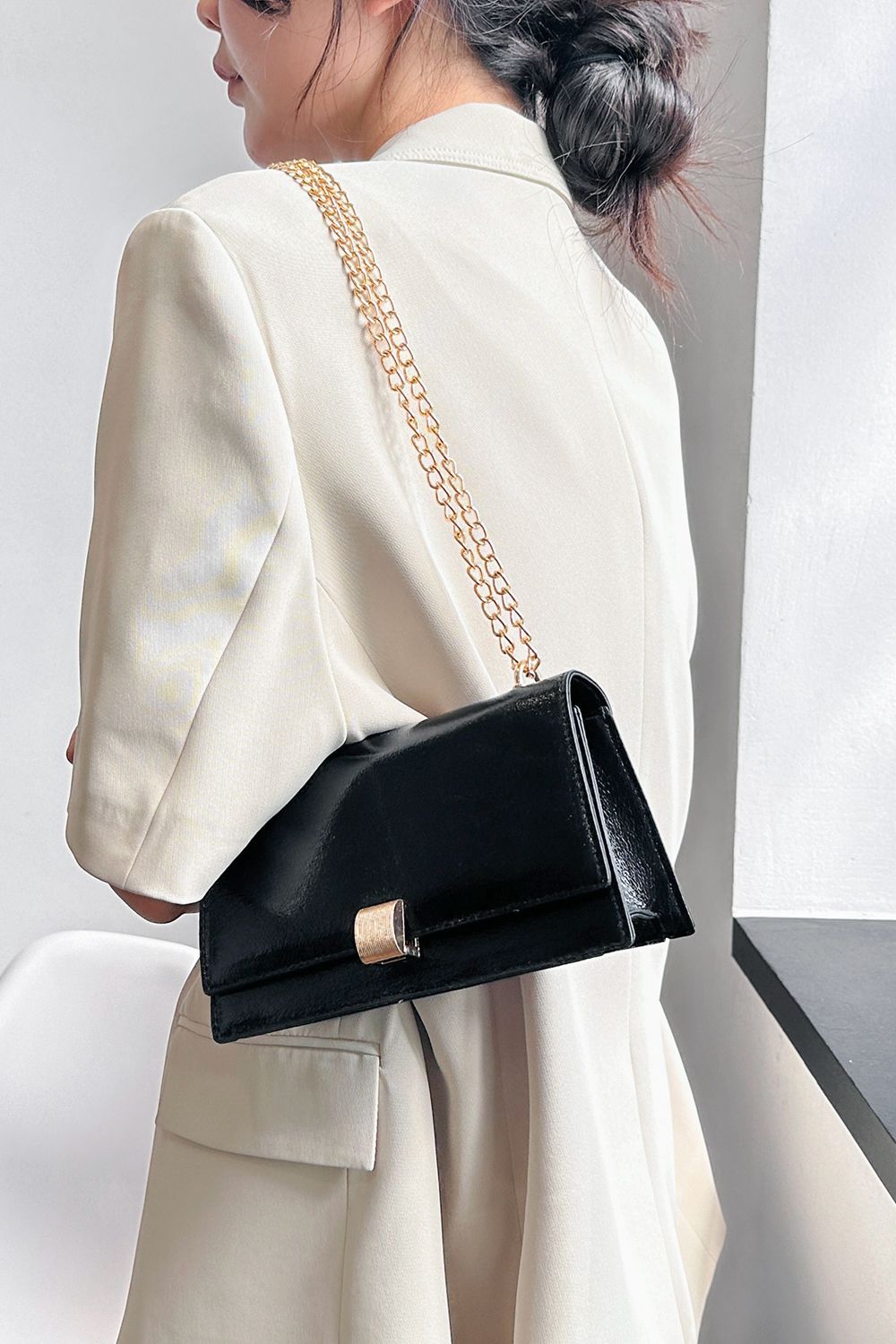 Sasha PU Leather Crossbody Bag