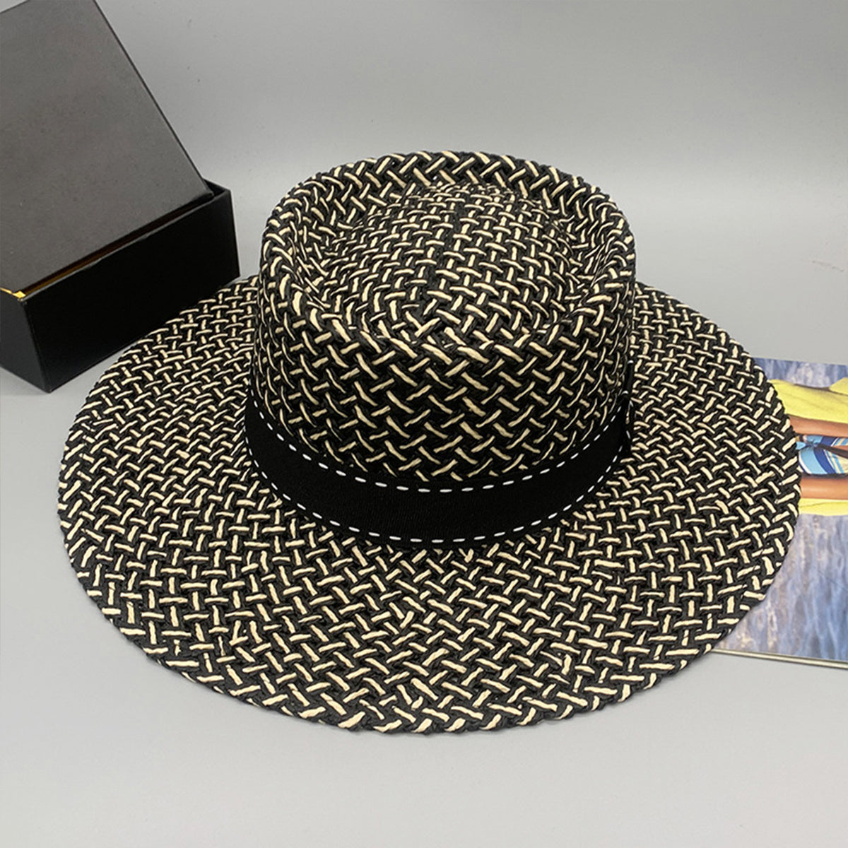Ava Adjustable Paper Braided Hat (2 Colors)