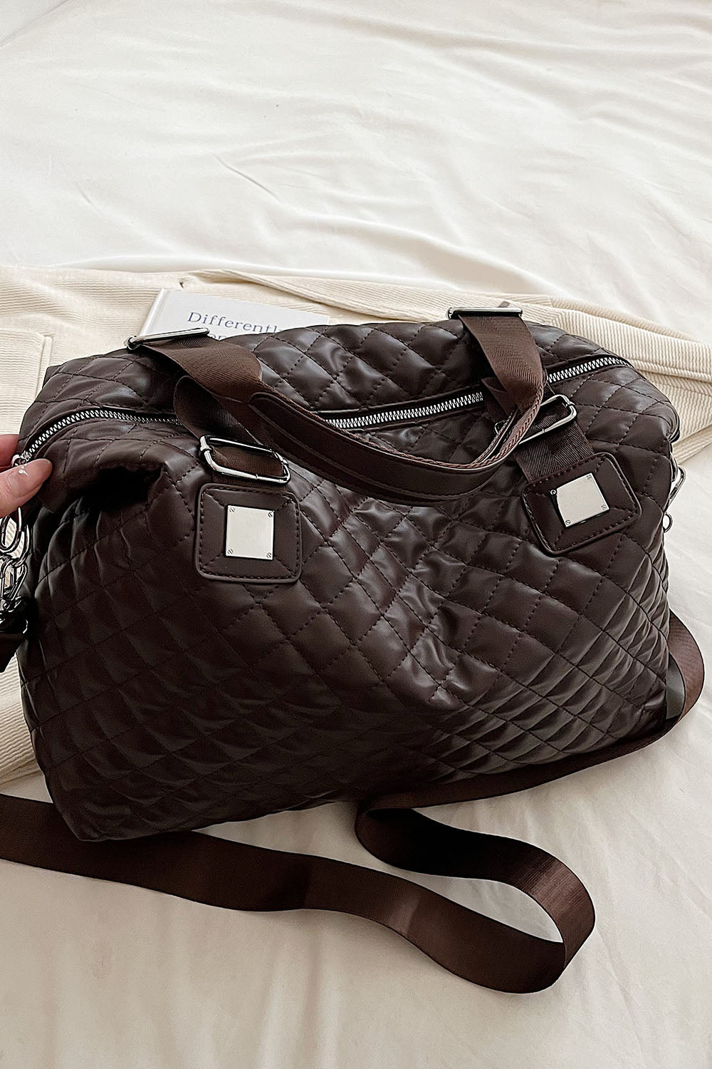 Ruby PU Leather Handbag