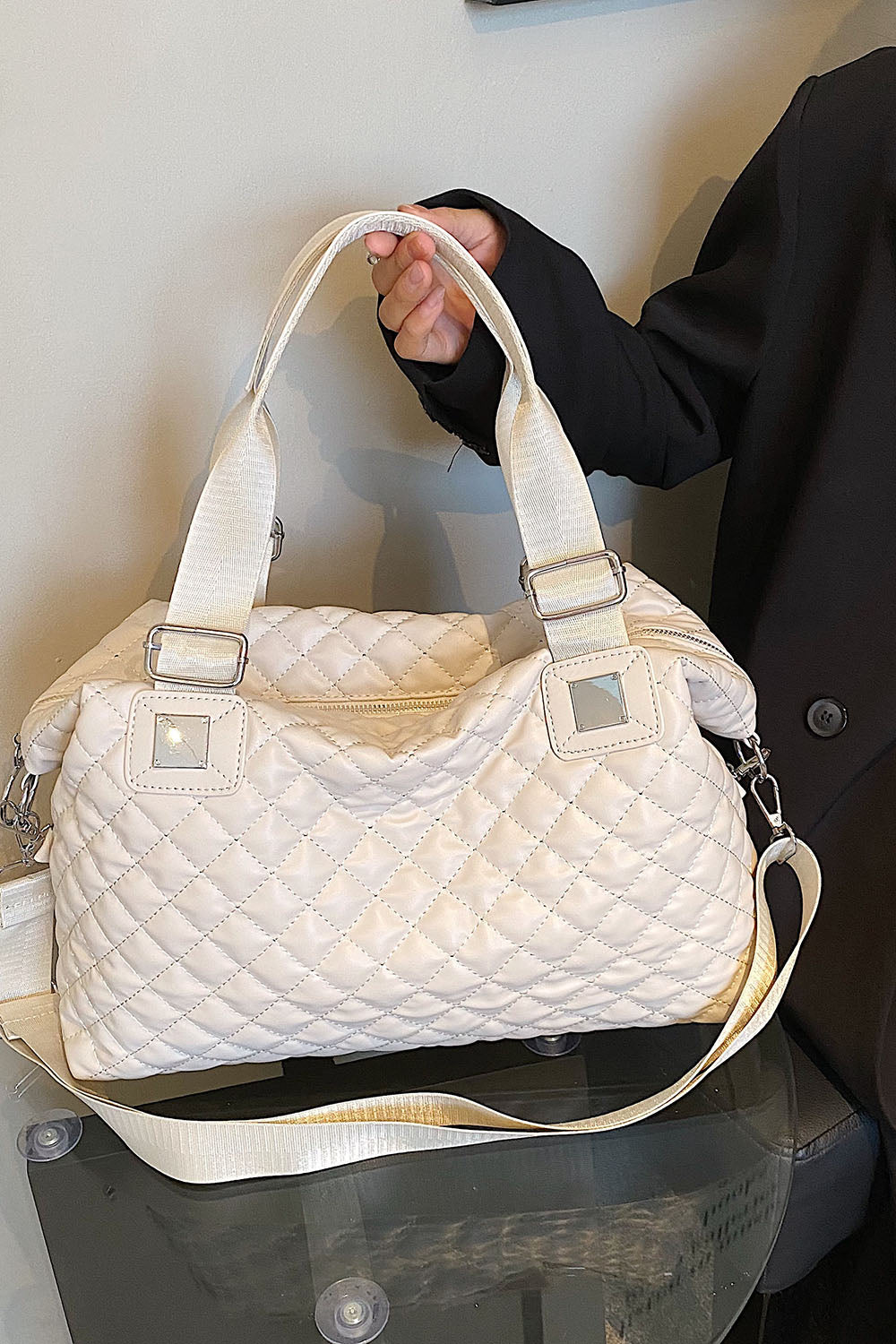 Ruby PU Leather Handbag