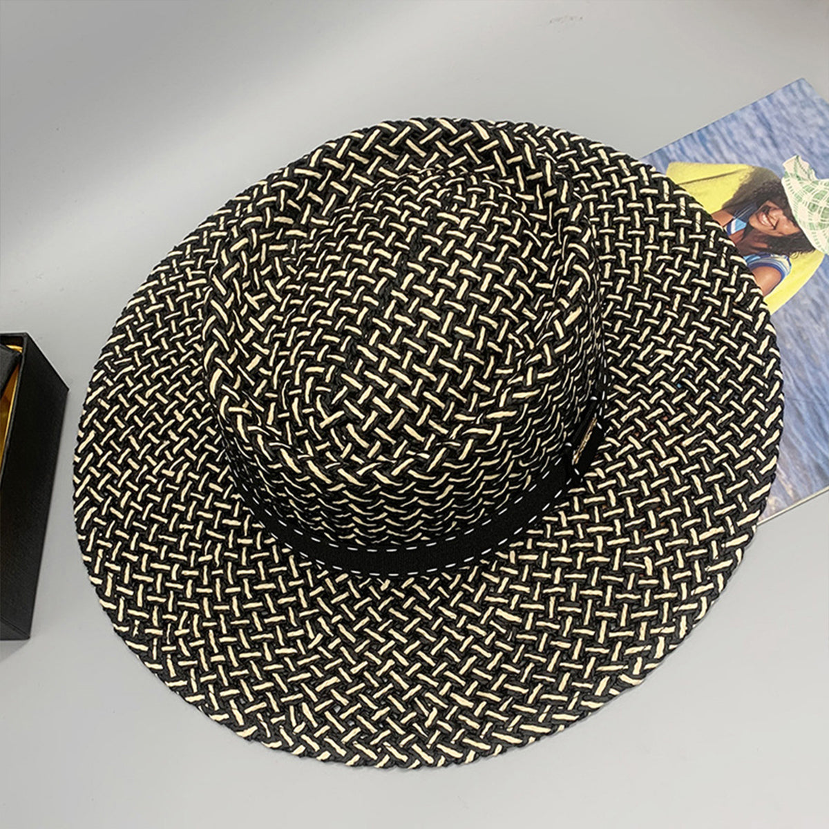 Ava Adjustable Paper Braided Hat (2 Colors)