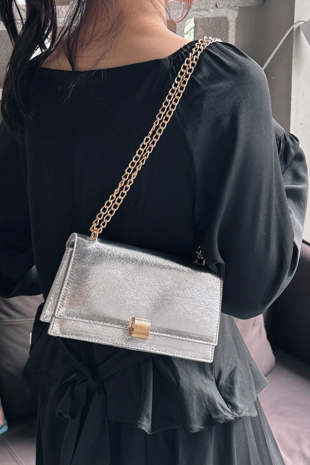 Sasha PU Leather Crossbody Bag