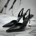 Lori PU Leather Point Toe Stiletto Heel Pumps (2 Colors)