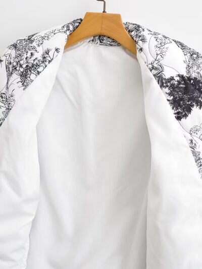 Para Winter Forest Printed Long Sleeve Jacket