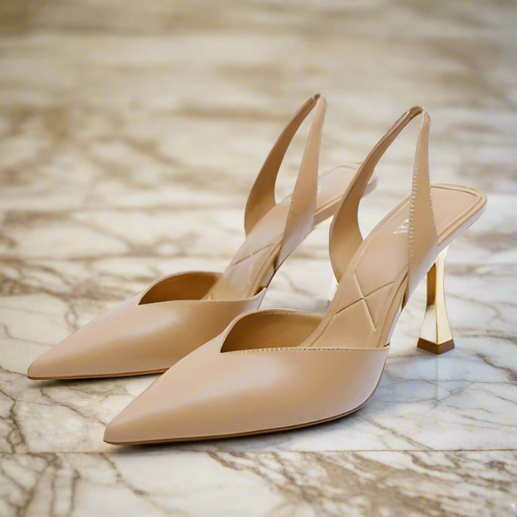 Lori PU Leather Point Toe Stiletto Heel Pumps (2 Colors)