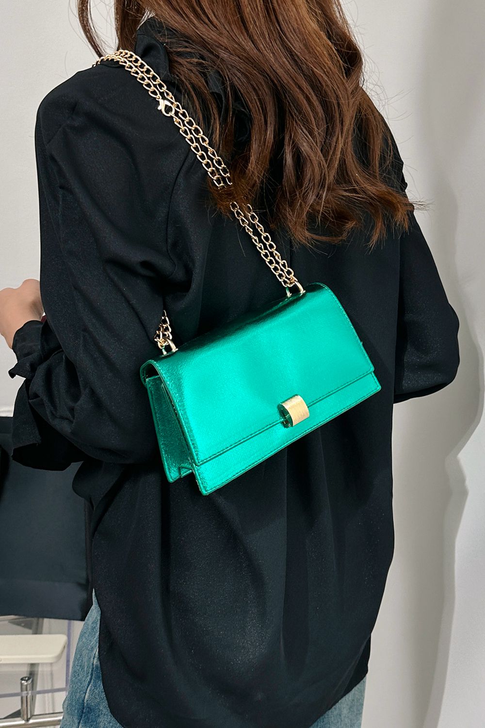 Sasha PU Leather Crossbody Bag