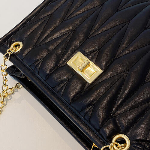 Taylor PU Leather Crossbody Bag