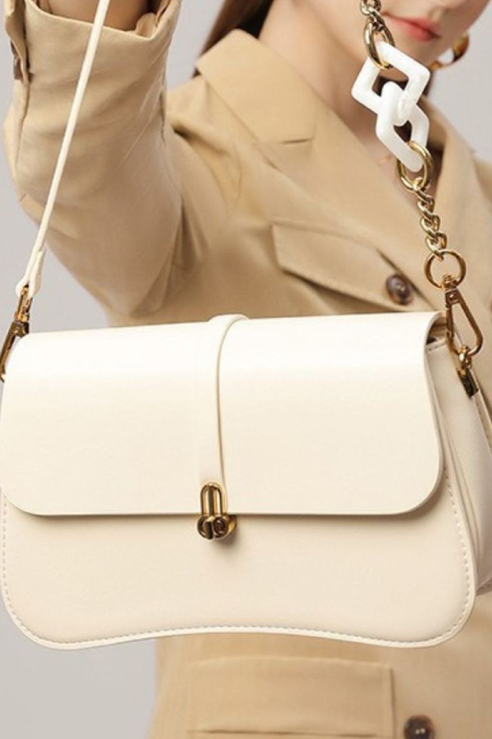 Lori PU Leather Shoulder Bag