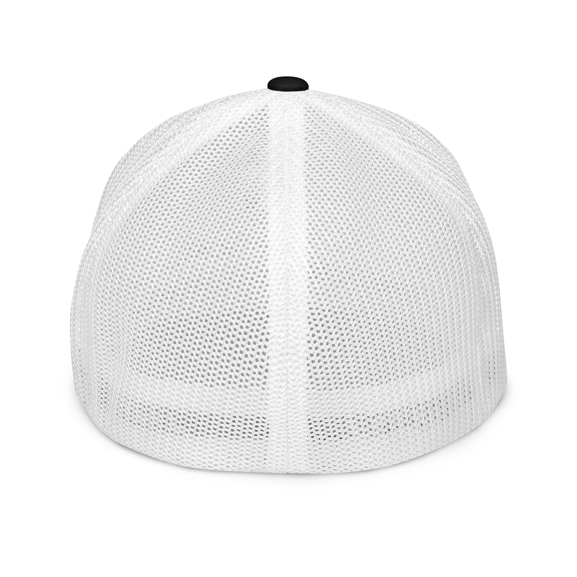 Bosse Black & White Harley Motor Trucker Cap