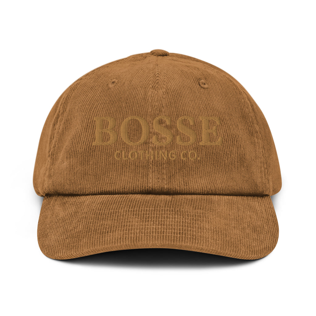 Bosse Signature Tan Corduroy Hat