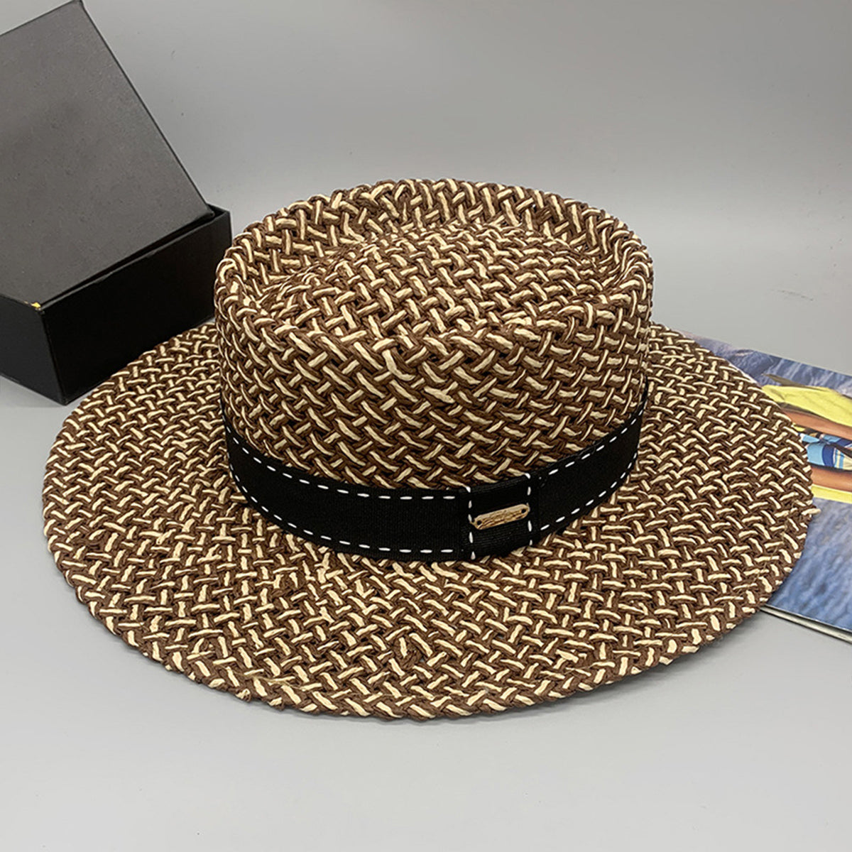 Ava Adjustable Paper Braided Hat (2 Colors)