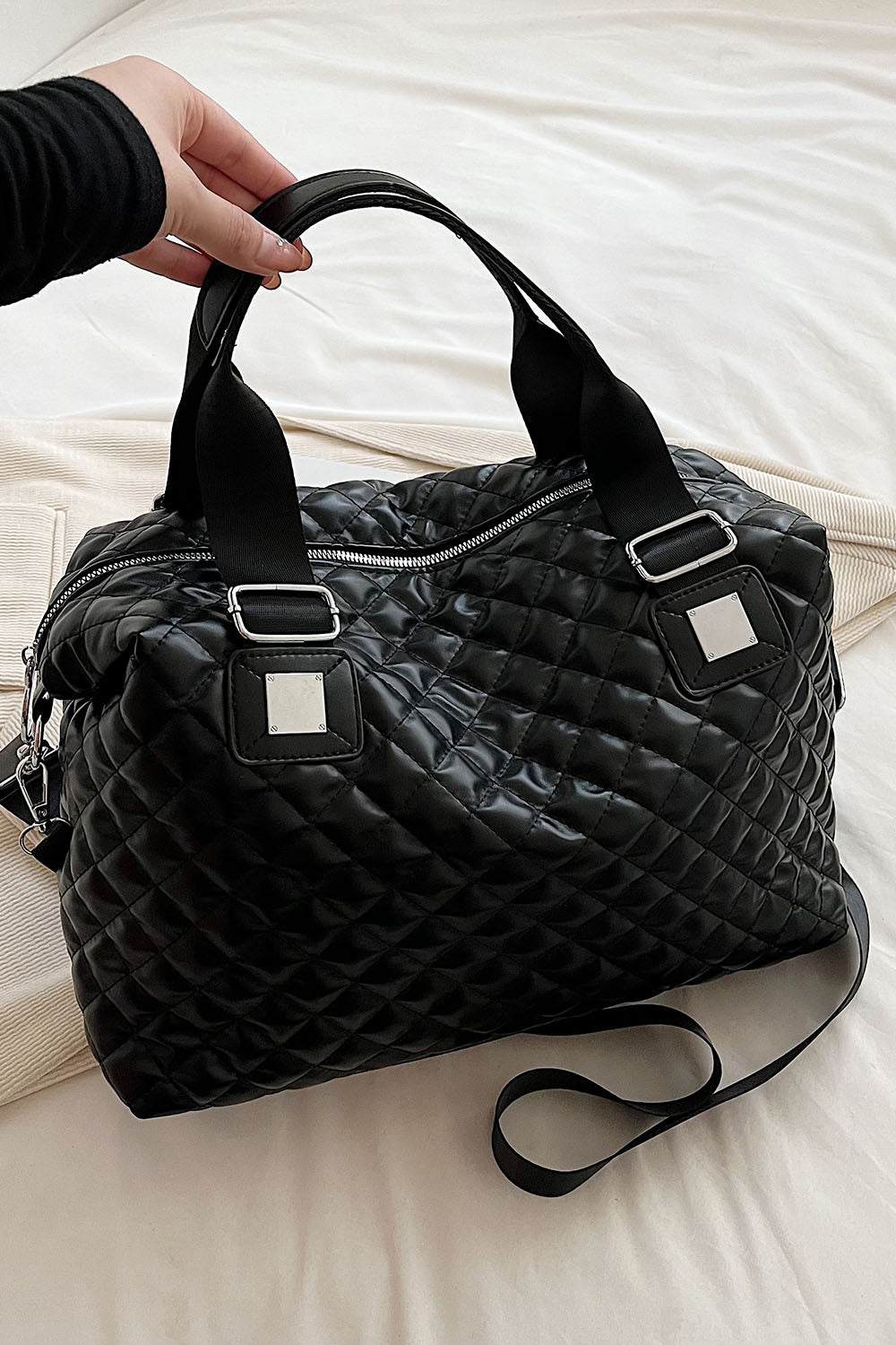 Ruby PU Leather Handbag