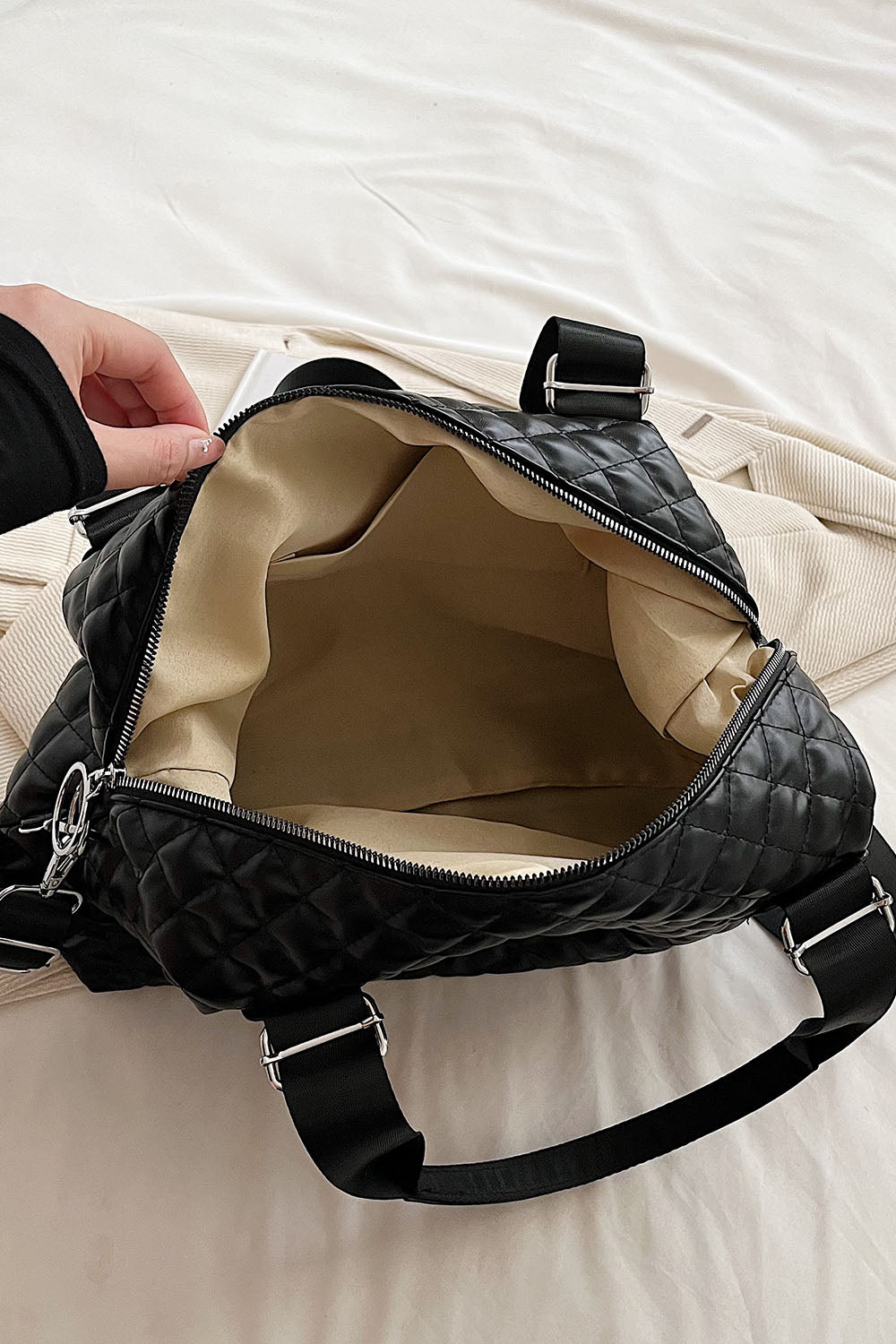 Ruby PU Leather Handbag