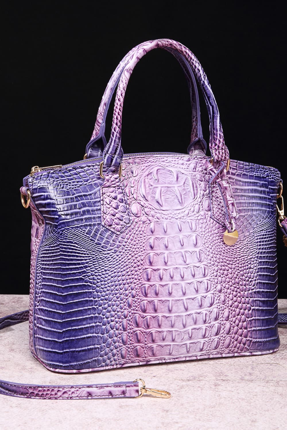 Gracie Gradient PU Leather Handbag