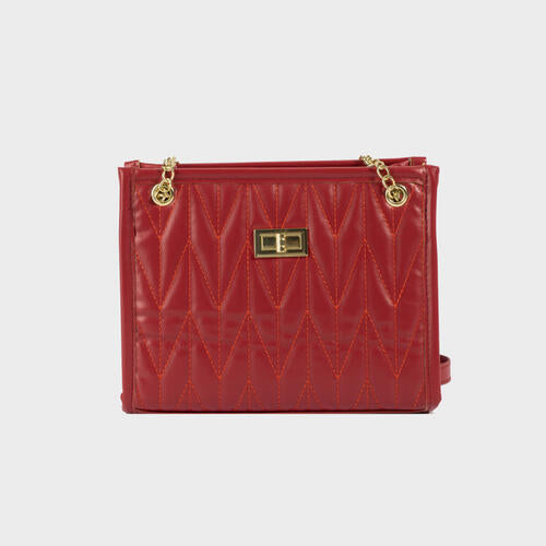 Taylor PU Leather Crossbody Bag