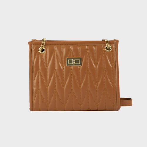 Taylor PU Leather Crossbody Bag