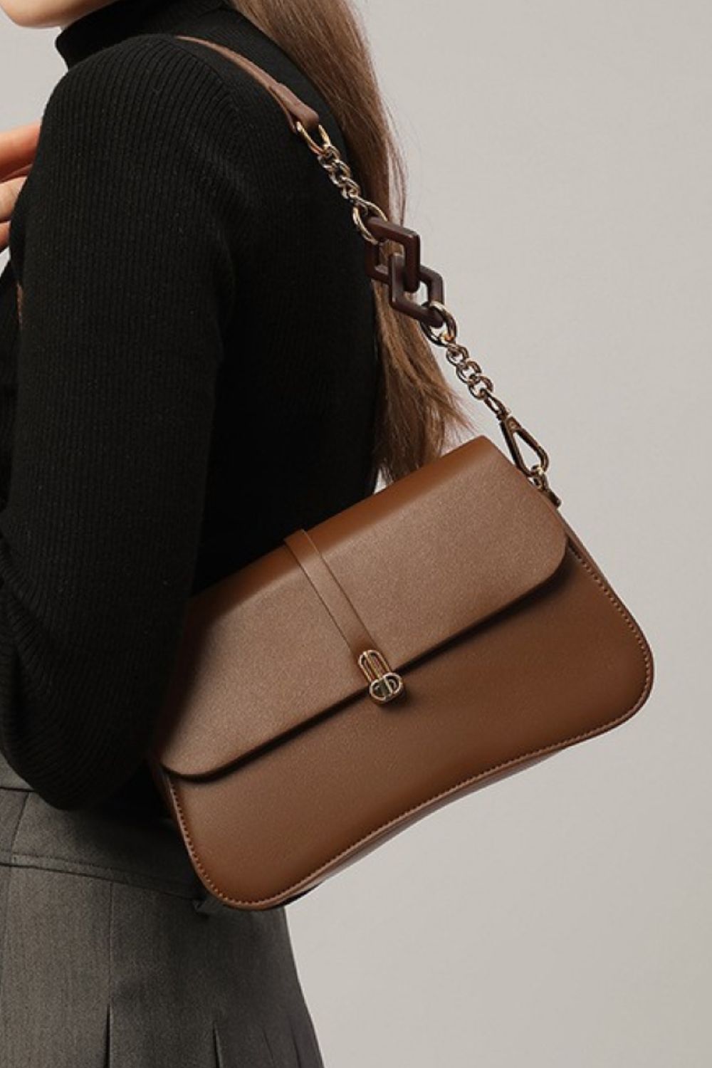 Lori PU Leather Shoulder Bag