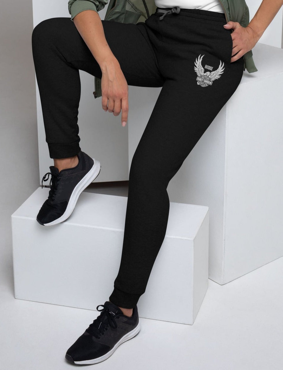 Bosse Harley Motor Black Joggers