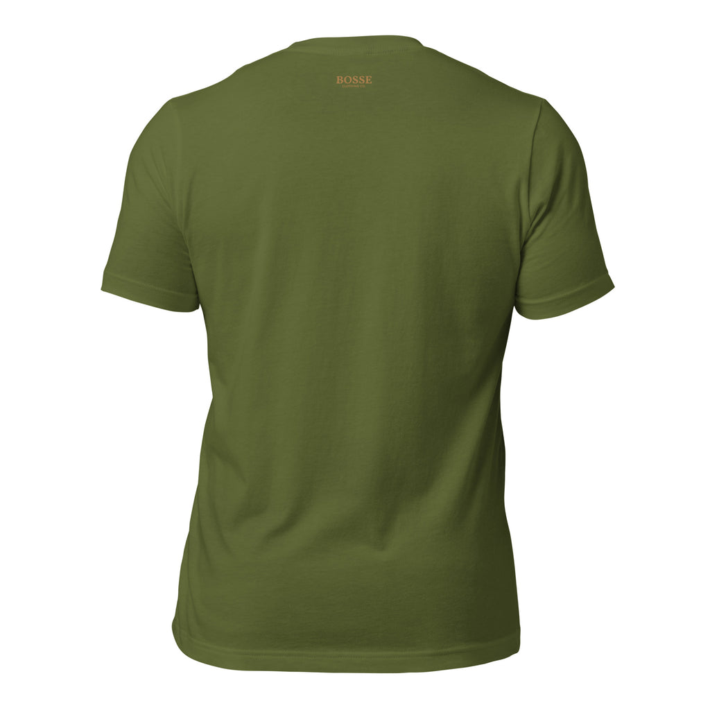 Bosse Olive Green Unbothered Tee