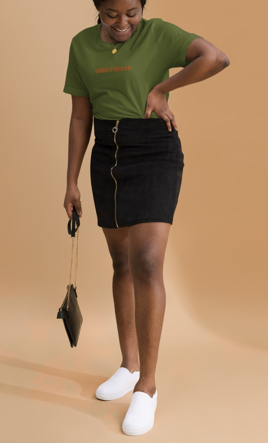Bosse Olive Green Unbothered Tee