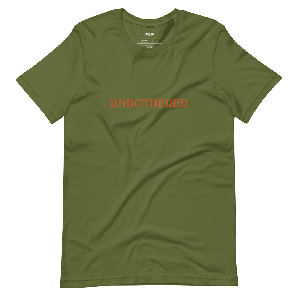Bosse Olive Green Unbothered Tee