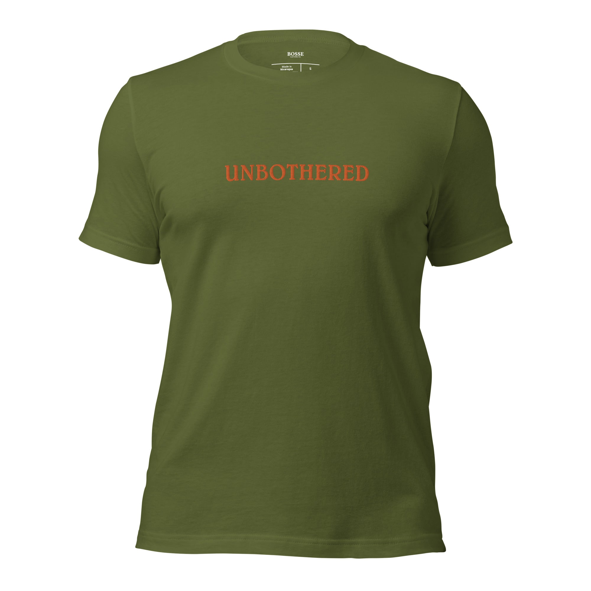 Bosse Olive Green Unbothered Tee