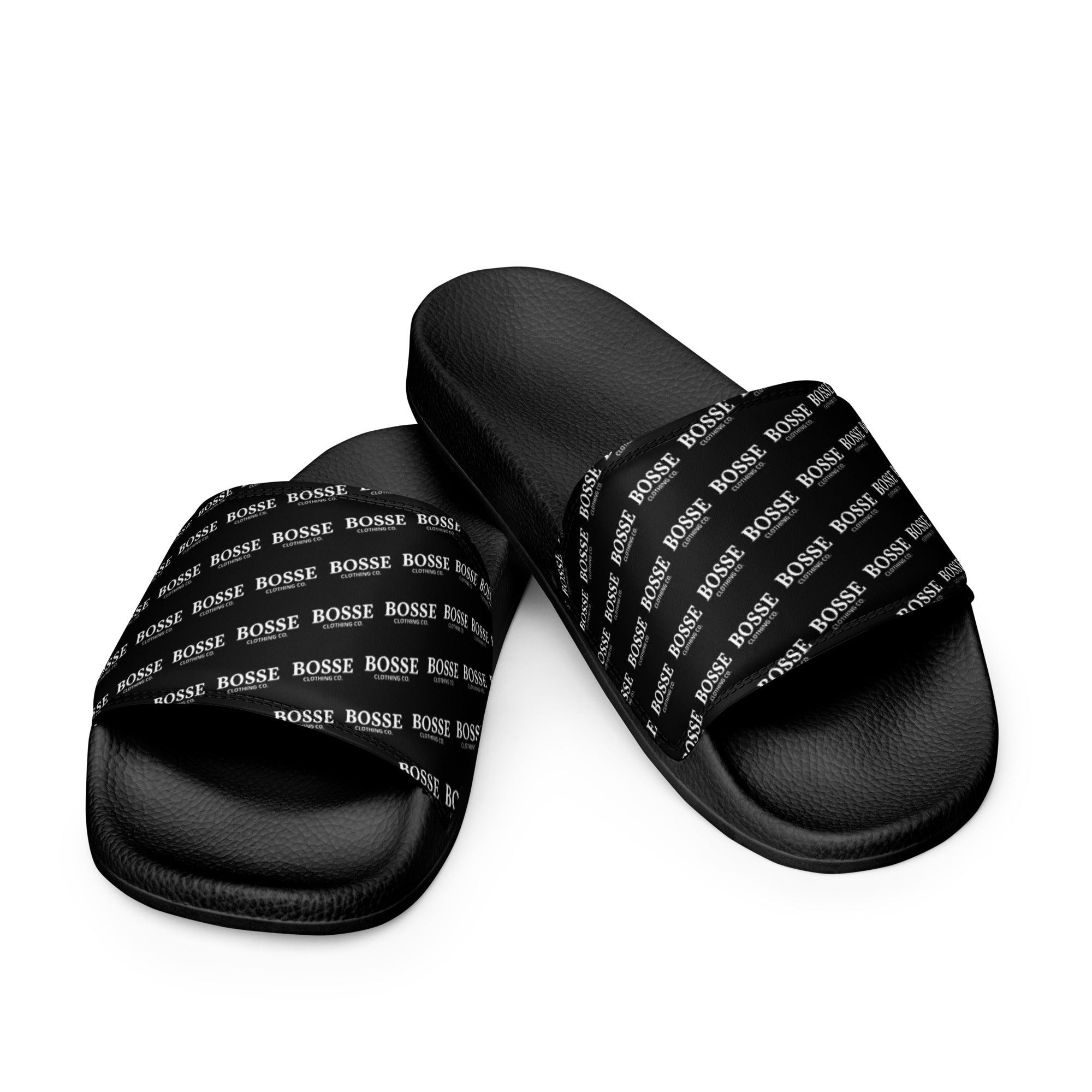 Bosse Signature Black Women's Slides