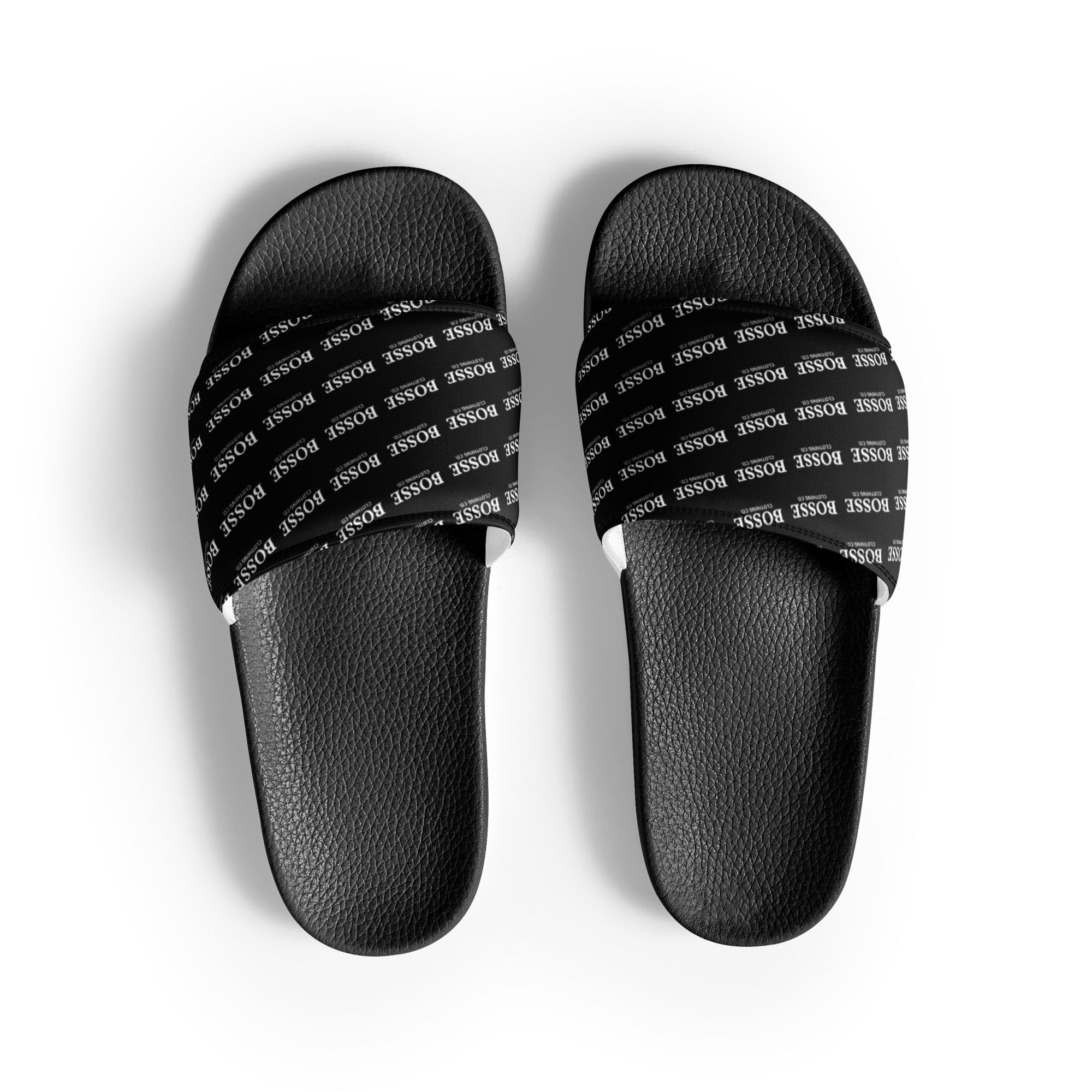 Bosse Signature Black Women's Slides