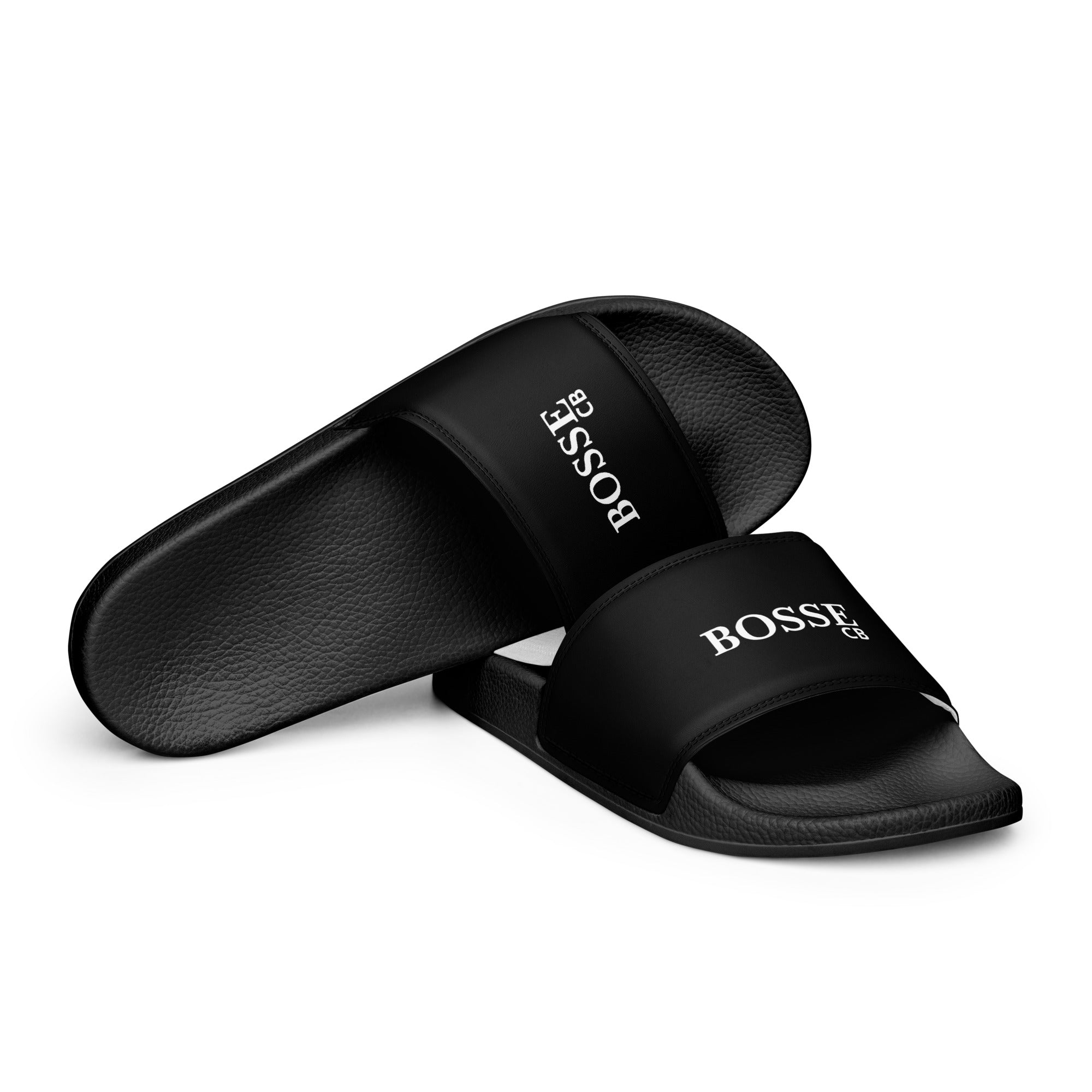 Bosse CB Black and White Women's slides