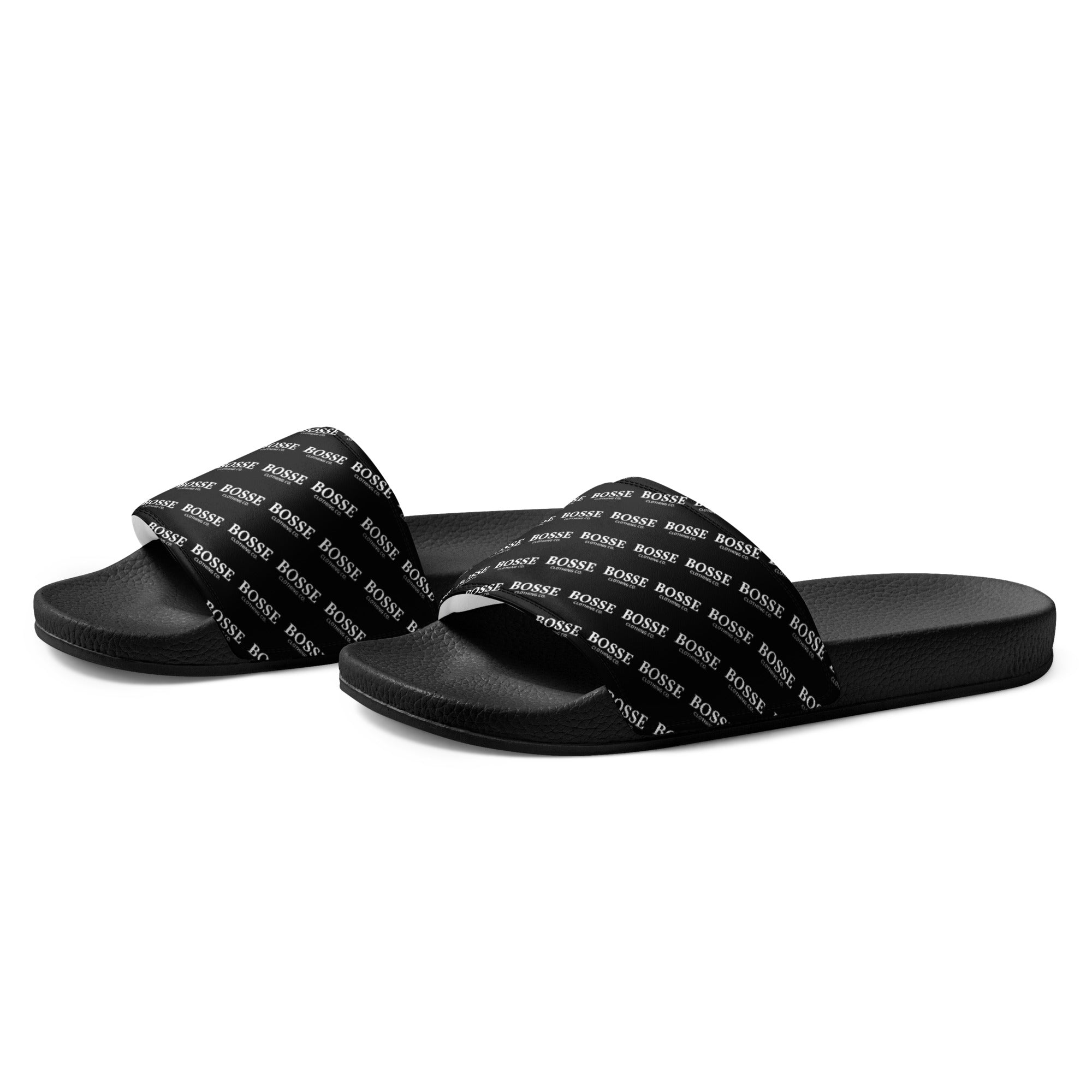 Bosse Signature Black Women's Slides